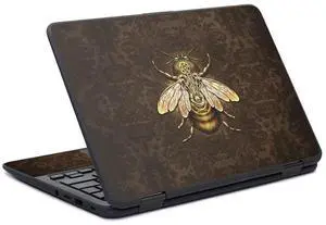 MightySkins Skin Compatible With HP Chromebook x360 11" G11 (2017) - Steampunk Bee | Protective, Durable, and Unique Vinyl Decal wrap cover | Easy To Apply, Remove, and Change Styles | Made in the USA