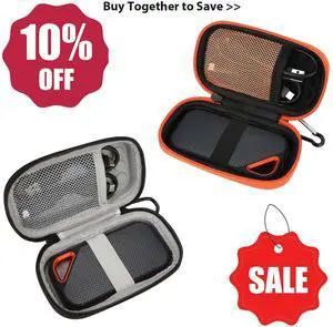 Hard Case for Sandisk Extreme Pro/Sandisk Extreme Portable External SSD 128GB 500GB 1TB 2TB Protective Storage Travel Bag