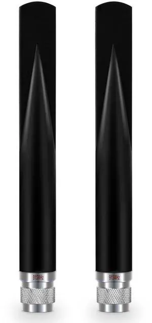 Meshnology 2Pack 915MHz Lora Antenna 5dBi Gain Omni Outdoor N Male Connector 915MHz 802.11ah for Meshtastic LoRa HaLow Long Range Antenna (17.8cm,902-928MHz)