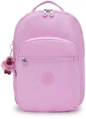 Kipling Women's Seoul 15" Laptop Backpack, Durable, Roomy with Padded Shoulder Straps, Built-In Protective Sleeve