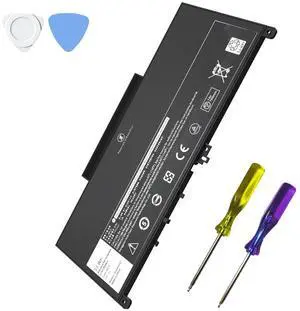 Gihebac J60J5 E7470 E7270 Laptop Battery Compatible with Dell Latitude E7470 E7270 7470 7270 Series 1W2Y2 MC34Y R1V85 242WD P61G001 P26S001 0MC34Y 451-BBSX 451-BBSY 451-BBSU GG4FM WYWJ2 [55WH 7.6V]