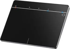 Homiguar Wireless Bluetooth Trackpad for Windows 10 & 11, 3-in-1 Connectivity Modes, High Precision Control, Portable Multi-Touch Gestures touchpad for PC & Laptop (Black)