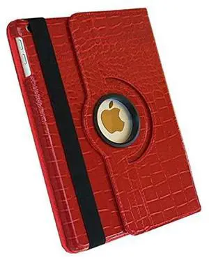 Case for iPad Pro 12.9 inch 6th Generation 2022 Model A2764 / A2437 / A2766 with Rotating Stand Auto Sleep/Wake Also for iPad Pro 12.9" 5th /4th/3rd Generation Cover case (Red)