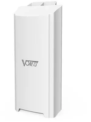 Vonets Gigabit Wireless Bridge 5.8G Point to Point Outdoor, 2KM Long Range WiFi Extender with 1000Mbps Port, IP43 Weatherproof for Security Cameras, Construction Sites, Farms, Warehouses, Barn (1)
