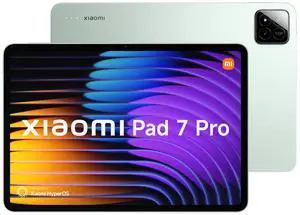 Xiaomi Pad 7 Pro Ai WiFi Version Global (No Calls or Text) 11.2 inches 3.2K 144Hz 8850mAh Bluetooth 5.4 Four Speakers 50 Mp Cam Model 24091RPADG (Green, 256GB + 8GB)