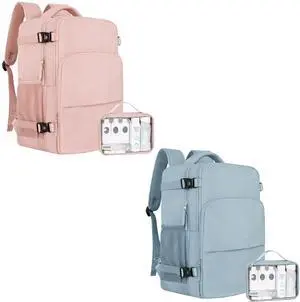 Sinaliy Travel Backpack, Personal Item Size Airline Approved, Backpack with Multi-Pockets, College Backpack Bag, Waterproof Carry On Business Backpack