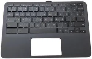 Replacement for HP 11A G8 EE Laptop Upper Case Palmrest Keyboard Assembly Part L92832-001 Top Cover