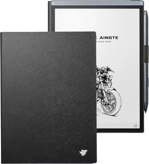 Black Protective Folio Case for iFLYTEK 8.2" AINOTE Air 2 Note-Taking E-Ink Tablet (Black Case)