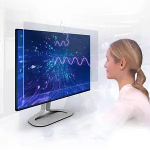 Premium Anti Blue Light and Anti Glare Screen Protector (3 Pack) for 20 Inches Widescreen Desktop Monitor. Filter Out Blue Light and Relieve Computer Eye Strain to Help You Sleep Better