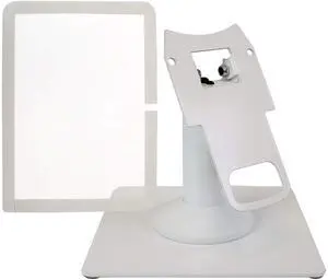 DCCStands Clover Mini/Clover Mini 3 Swivel and Tilt Terminal Stand and Screen Protector Bundle  Freestanding Mount