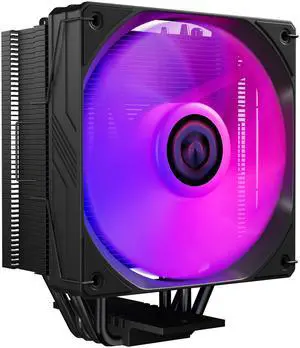 Fexadon Tek ARGB 120mm CPU Cooler, 4 Heat Pipes, 120mm ARGB PWM Fans, 1800RPM Speed, for AMD:AM4 AM5/Intel LGA 1700/1150/1151/1200,PC Cooler