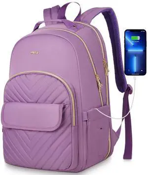 Women's 17.3" Laptop Backpack for Work, Travel & School - Gym & Uni Bag for Girls