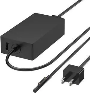 127W Surface Book 3 Laptop Charger Compatible with 102W Microsoft Book 1,2,Laptop Studio 1,Windows Laptop Pro Go,Support 44W,36W 65W LED,10FT Power Cord