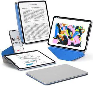 MOFT Dynamic Folio Case for iPad Air 11-inch (M3 2025 / M2 2024) & iPad Air 10.9-inch 5th 4th Generation 2022 2020, Silm Magnetic Stand Case with 20+ Viewing Angles, Auto Wake/Sleep, Cement x Sapphire