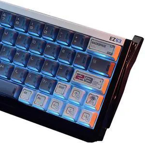 daixiahu Model Accessories Theme Keycap Nuclear Power Profile 141+ Key Transparent Sublimation PBT Keyboard Cap