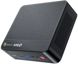 Beelink SER5 Mini PC, AMD Ryzen 5 5500U(up to 4.0GHz) 6C/12T, Mini Computer 32GB DDR4 RAM 500GB NVMe SSD, Mini Desktop Computer 4K@60Hz Dual Display HDMI&DP WiFi6/BT5.2/WOL/HTPC/W-11 Pro