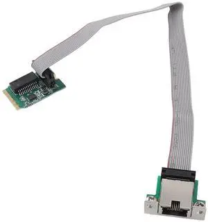 Gigabit M.2 M Key Ethernet Network Expansion Card, Single Port 2.5G M.2 A E Server NIC, RTL8111H Industrial Control Equipment Network Card, Straight Pin