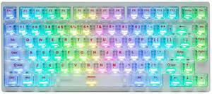 IROK MG75MAX 81 Keys Wired Magnetic Switch Keyboard, 256KHZ Single Key Scan Rate, PCB Nano-Coating Waterproof, Hall Effect, 8KHZ/ARGB/CNC Aluminum Gaming Keyboard(Silver)