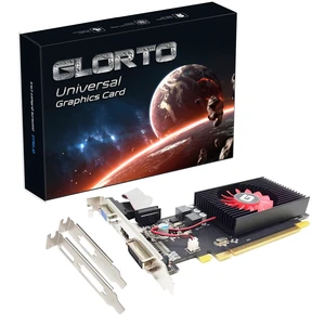 Glorto Radeon HD 5450 1GB DDR3 Low Profile Graphics Card, PCI Express 2.0 x16, HDMI/VGA/DVI, Entry Level GPU for PC, SFF and HTPC Glorto Radeon HD 5450 1GB DDR3 Low Profile Graphics Card, PCI Express 2.0 x16, HDMI/VGA/DVI, Entry Level GPU for PC, SFF and HTPC