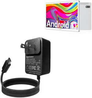 BoxWave Charger Compatible with TOOTON Android 11 Tablet TT-10 (10.1 in) - Wall Charger Direct (15W), Rapid Charge Your Device with Built-in 3ft Cable BoxWave Charger Compatible with TOOTON Android 11 Tablet TT-10 (10.1 in) - Wall Charger Direct (15W), Rapid Charge Your Device with Built-in 3ft Cable