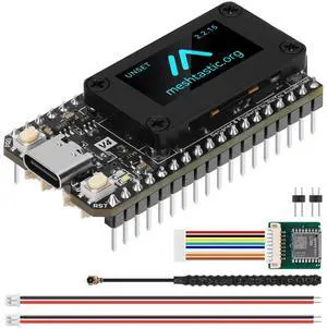 1 Set ESP32 LoRa V4 Development Board + L76K GNSS Module Upgraded ESP32-S3 16MB Flash 28dBm High Power SX1262 LoRa Module WiFi Bluetooth 915MHz Antenna Support GPS Solar for LoRaWAN Meshtastic 1 Set ESP32 LoRa V4 Development Board + L76K GNSS Module Upgraded ESP32-S3 16MB Flash 28dBm High Power SX1262 LoRa Module WiFi Bluetooth 915MHz Antenna Support GPS Solar for LoRaWAN Meshtastic