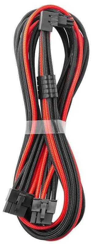 CableMod RT-Series Pro ModMesh Sleeved 12V-2x6 12VHPWR 90 StealthSense PCIe Cable for ASUS/Seasonic/Phanteks - Variant B (Black + Red, 16-pin to Dual 8-pin, 60cm) CableMod RT-Series Pro ModMesh Sleeved 12V-2x6 12VHPWR 90 StealthSense PCIe Cable for ASUS/Seasonic/Phanteks - Variant B (Black + Red, 16-pin to Dual 8-pin, 60cm)