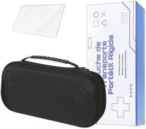 Digi-Tatoo Carry Case+Screen Protector Carrying Case Compatible with 2025 Lenovo Legion Go S 8" & Accessories, Shockproof Scratch-Proof Travel-Friendly Protective Hard Shell Suitcase - Black Digi-Tatoo Carry Case+Screen Protector Carrying Case Compatible with 2025 Lenovo Legion Go S 8" & Accessories, Shockproof Scratch-Proof Travel-Friendly Protective Hard Shell Suitcase - Black