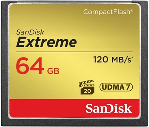 SANDISK 64GB Extreme CompactFlash Memory Card, UDMA 7 SANDISK 64GB Extreme CompactFlash Memory Card, UDMA 7