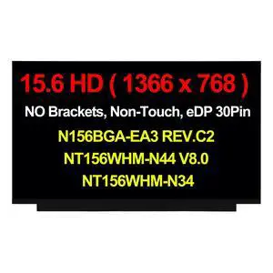 Rinbers B156XTN08.0 08.1 N156BGA-EA3 NT156WHM-N34 N40 NT156WHM-N44 N49 15.6 inch 30 Pins IPS 1366X768 LCD Screen Display LED Panel Replacement for Dell for Lenovo for HP (HD Non Touch Screen Rinbers B156XTN08.0 08.1 N156BGA-EA3 NT156WHM-N34 N40 NT156WHM-N44 N49 15.6 inch 30 Pins IPS 1366X768 LCD Screen Display LED Panel Replacement for Dell for Lenovo for HP (HD Non Touch Screen