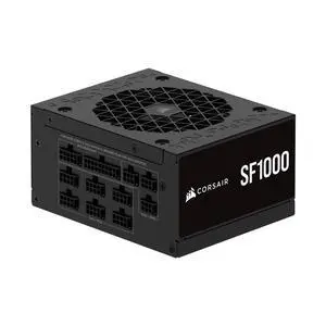 CORSAIR SF1000 (2024) Fully Modular SFX Low Noise 80 Plus Platinum Power Supply ATX 3.1 Compliant, PCIe 5.1 Ready, Small Form Factor, Bracket Included Black CORSAIR SF1000 (2024) Fully Modular SFX Low Noise 80 Plus Platinum Power Supply ATX 3.1 Compliant, PCIe 5.1 Ready, Small Form Factor, Bracket Included Black