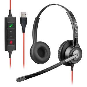 Yealink UH37 USB Headset With Noise Cancelling Microphone,Wired Headset For PC