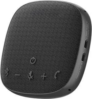 Conference Speaker and Microphone, Bluetooth Speakerphone with 360° Voice Pickup, Advanced Noise Reduction, USB-C Plug & Play, Compatible with Zoom and MS Team