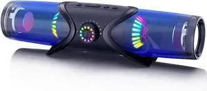 Computer Speakers,Bluetooth SoundBar,Computer Speakers for Desktop Monitor with RGB Light,PC Speakers with Subwoofer,USB Powered Sound Bar for Laptop 3.5mm Headphone Jack