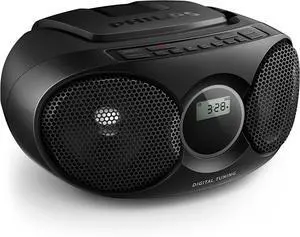 Portable CD Player Boombox Radio CD Player Combo for Home, Stereo Sound Speakers and MP3/CD-R/RW Compatible, Programmable CD Player with FM Radio/USB/Headphone Jack/AUX Input