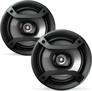 6.5 2-Way Speakers (Pair)  200W Max, Balanced Sound + Smooth Treble, Great Stock Replacement, High-Efficiency Speaker Designed for OEM Power