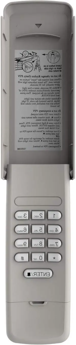FOR CMXZDCG440 Garage Door Wireless Keypad, Gray