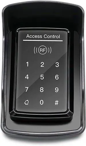 Touch Panel Wired Keypad, Universal Keyless Entry Keypad DC 12V 24V for The Automatic Driveway Gate Opener, Magnetic Lock, Door Access Control System, Digital Code or RF ID Card