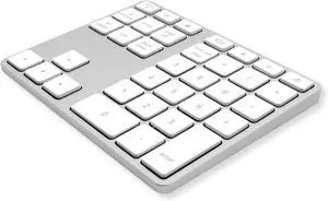 Bluetooth Number Pad for Laptop - Rechargeable Wireless Numeric Keypad - Slim 35 Key Wireless Number Pad for Data Entry, 10 Key Numpad Compatible with Mac, MacBook, iPad, PC Desktop, Windows