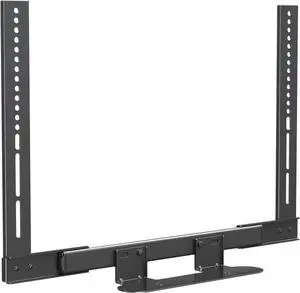 Soundbar Mount with Easy Access Design for SONOS Beam, SoundBar Bracket with Sliding Block Fits TV up to VESA 600x400mm, Compatible with The Beam Constructed of Duty Aluminum Profile