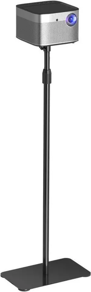 Projector Stand 360°Swivel, Height Adjustable 36.6-48.8inch, Mini Projector Mount Bracket, Compatible with Home Office Video Vlog DVR Camera, PR001F