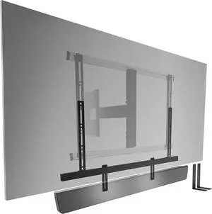 Sound 3550 soundbar Mount | Also fits Bose Soundbar 500/700 | Sonos Arc/Ultra/Beam/Playbar | Samsung | Sony | LG and JBL | Mount for VESA 100 to 600 | Black | Max. 14.3 lbs (6,5 kg)
