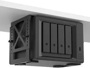 Adjustable Under Desk PC or NAS Mount Bracket HolderCompatible with Desktop NAS(Network Attached Storage),CPU,UPS,Small Form Factor Desktop Tower.Xbox Series x,OptiPlex7000/7010