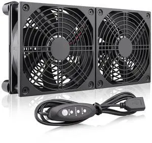 High Airflow Router Cooling Fan for Computer Cooler TV Small Box DC 5V USB Power 120mm 240mm Fan with Multi Speed Controller
