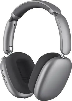 Y02 Active Noise Cancelling Headphones,60H Battery,5 EQ Music Modes,Hi-Res Audio,Deep Bass,Foldable Wireless Over Ear Bluetooth 5.4 Headset,Breathable Leather Earpads (Grey)
