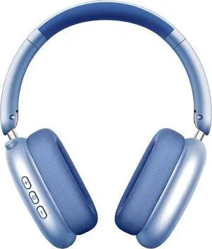 Y01 Wireless Over Ear Headphones, Noise Canceling Bluetooth 5.3 Headphones with Microphones,Hi-Res Audio,48H Playtime,Foldable,Breathable Soft Earpads for iOS/Android/Samsung/PC-Blue