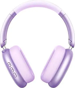Y01 Wireless Over Ear Headphones, Noise Canceling Bluetooth 5.3 Headphones with Microphones,Hi-Res Audio,48H Playtime,Foldable,Breathable Soft Earpads for iOS/Android/Samsung/PC-Purple