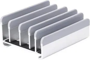 Adjustable Laptop Stand - Fits 5 Devices, Modern Design, Tool Free Adjustment, Protective & Stable