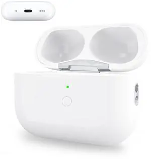 Abourt Wireless Charging Case Only for AirPods Pro 1/2 USB C Prot, Replacement Cases Compatible with AirPod Pro 1st / 2nd Gen Charger Case Type-c, (No Earbuds)