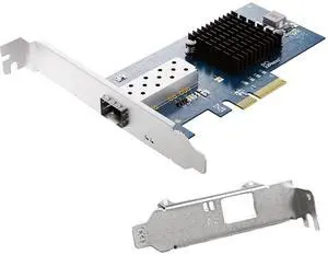 C&N 10Gb Open SFP+ PCI-e Network Card, with Intel 82599(X520-DA1) Controller, 10Gbps Ethernet Adapter, 10Gbe 10G NIC Card, Support Windows/Windows Server/VMware/Remote Wake-Up/PXE/UEFI