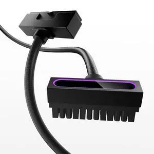 24PIN PC PSU Extension Cable ARGB LED, Copper Wire Motherboard Power Extension Cable Integrated Minimalist Design, 2000W Power (Whole Set), PC Power Cord for Cable Management & DIY